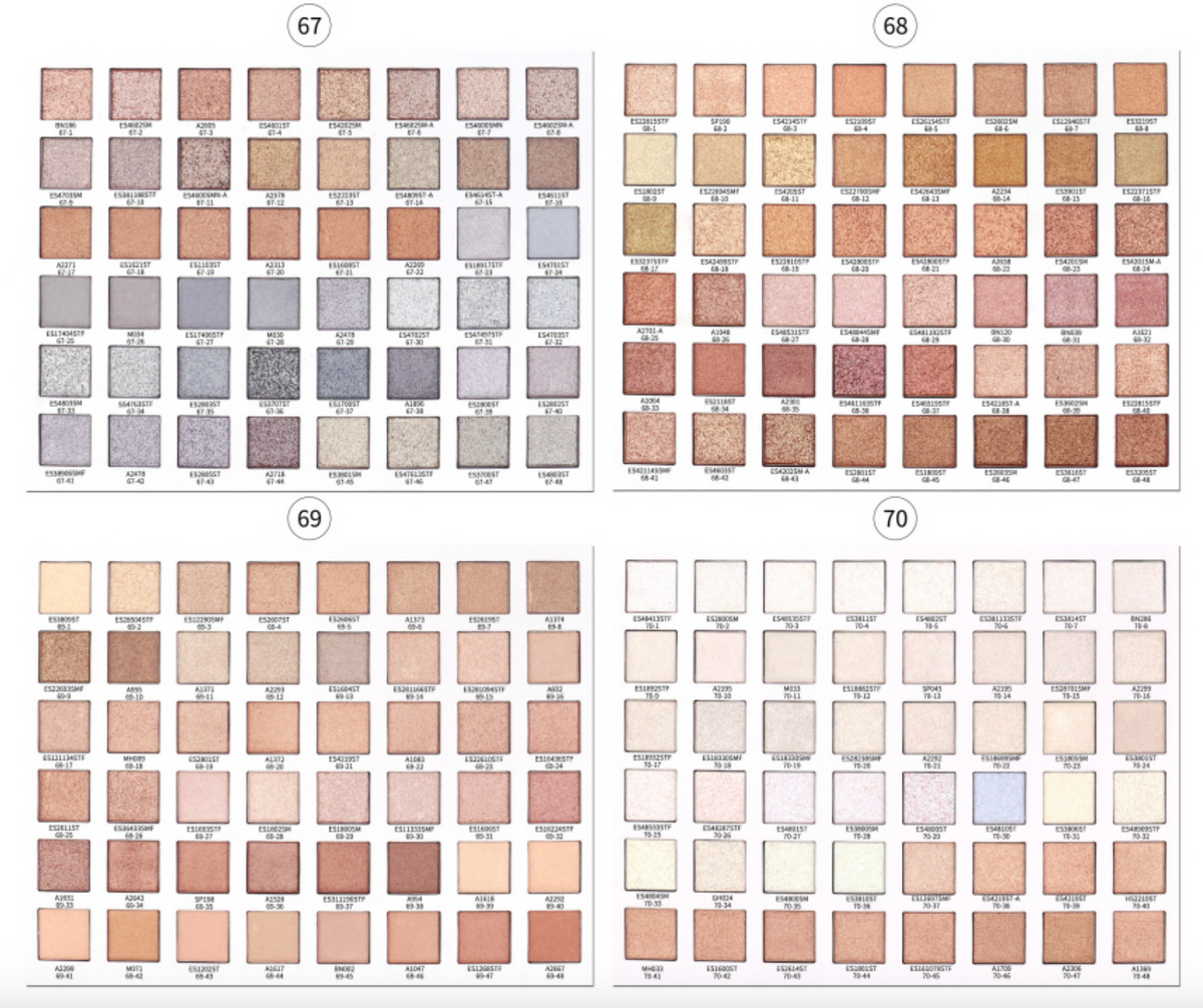 OEM Vegan Eyeshadow Palette – Matte & Shimmer Private Label Makeup Collection