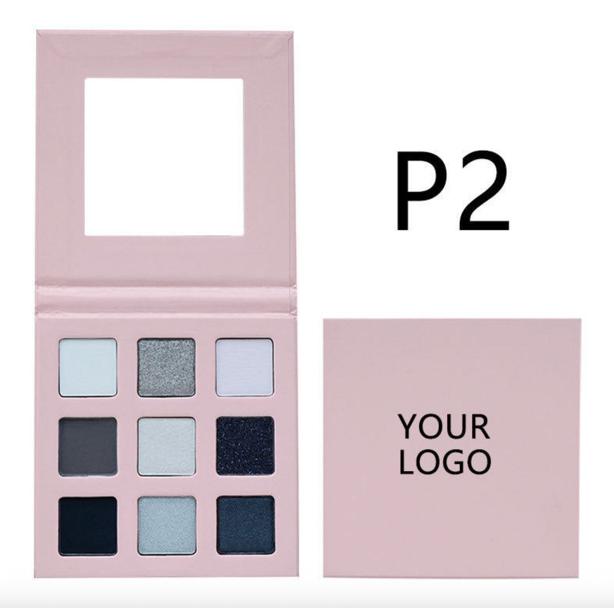 Nude Glitter Eyeshadow Palette – Highly Pigmented Waterproof Private Label Makeup for Wholesale