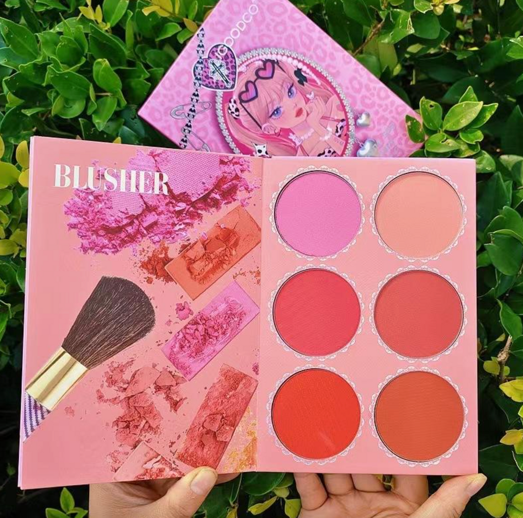43-Color Makeup Palette with Mirror – Matte & Shimmer Face and Eye Makeup Book-Style Kit