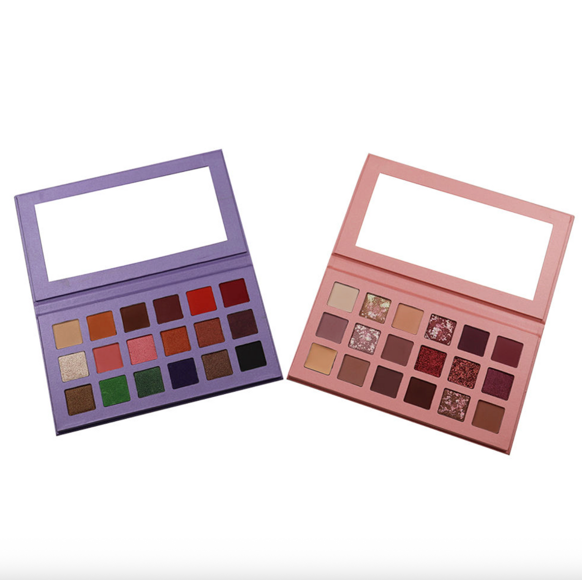 Custom Logo Pink Blush & Contour Palette – Vegan Pressed Powder Private Label Makeup