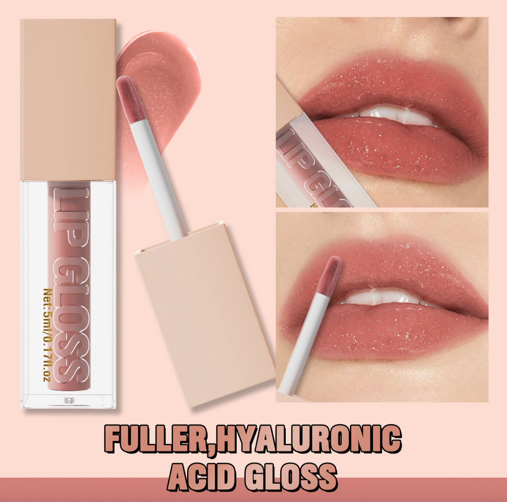 5ml Waterproof Lip Gloss – High-Shine Mineral Liquid Lip Oil with Long-Lasting Lip Stain & Custom Logo