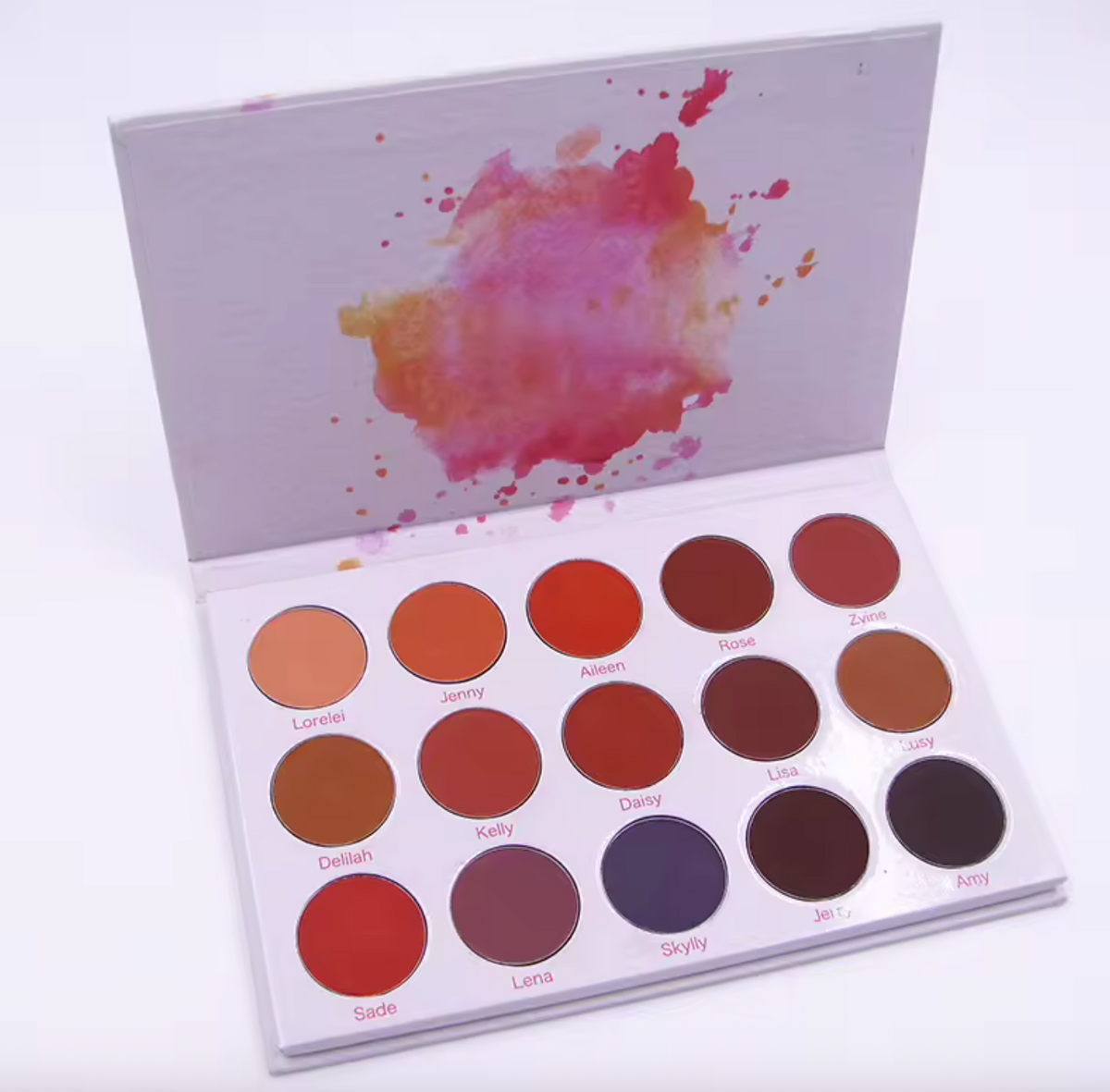 15-Color Vegan Eyeshadow Palette – High-Pigment Matte & Luxury Private Label Makeup