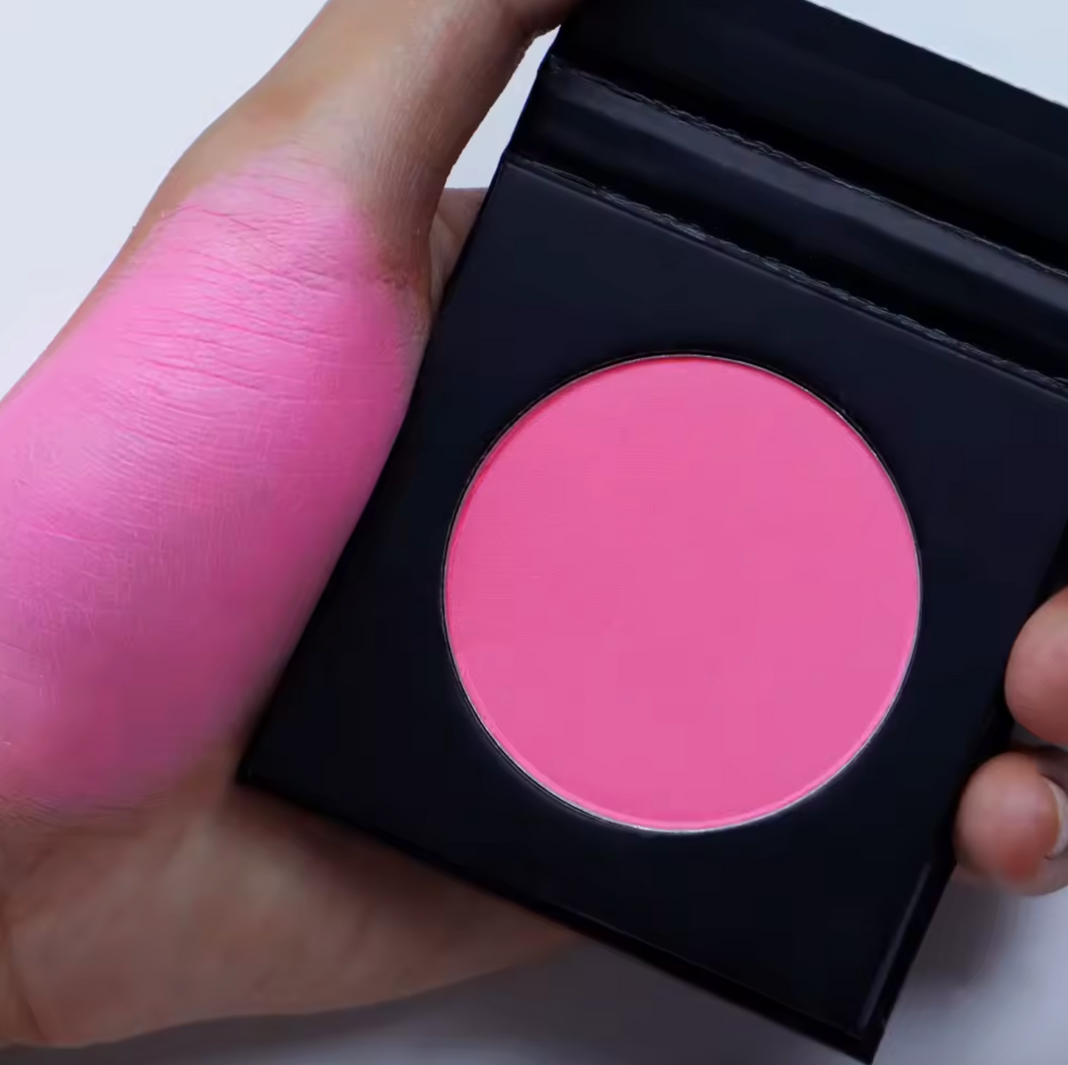 Custom Logo Pink Blush & Contour Palette – Vegan Pressed Powder Private Label Makeup