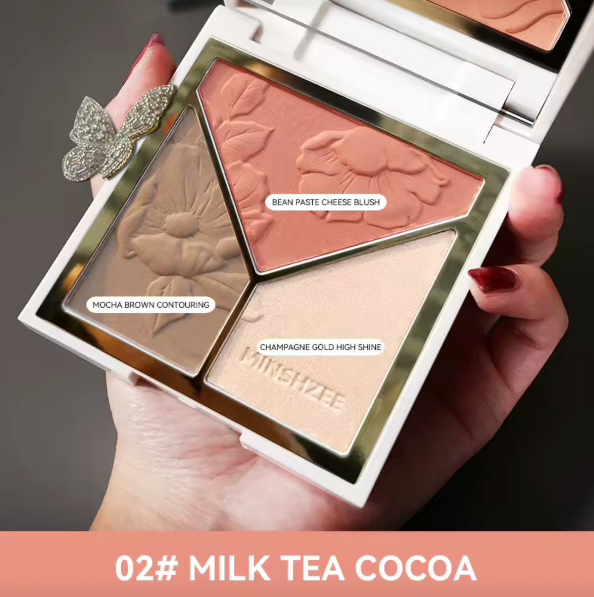 3-in-1 Highlight Contour Palette – Matte & Shimmer Powder Cream Concealer Corrector OEM Makeup