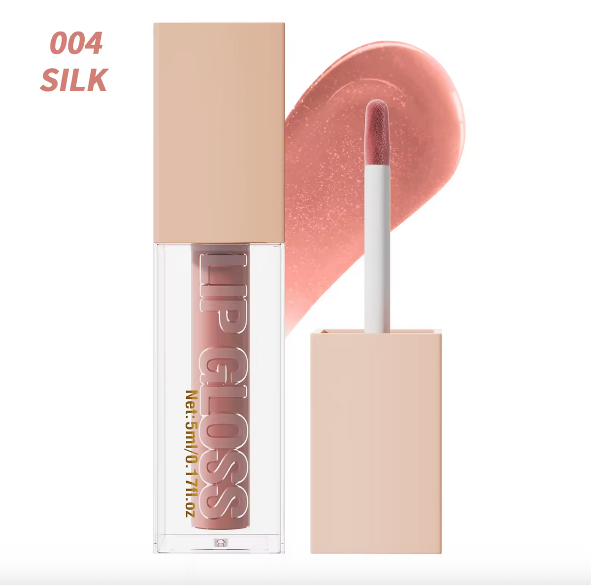 5ml Waterproof Lip Gloss – High-Shine Mineral Liquid Lip Oil with Long-Lasting Lip Stain & Custom Logo
